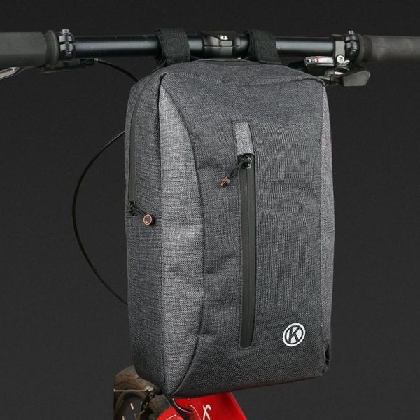 

backpack road bike frame outdoor waterproof front cycling accessories large capacity tube bicycle handle bag storage oxford cloth