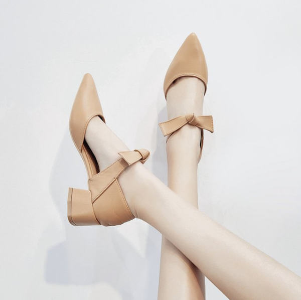 

dress shoes high heeled sandals for women spring and summer versatile small fresh middle heel lady gentle wind thick single sexy, Black