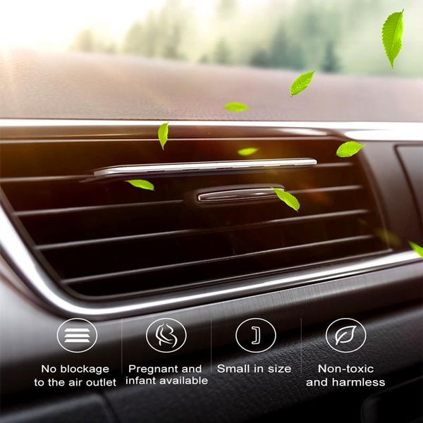 

car perfume air outlet invisible solid fragrance conditioning decoration lasting light freshener