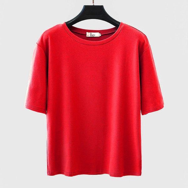 

women's t-shirt 2021 fashion casual breathable short sleeve soft, White