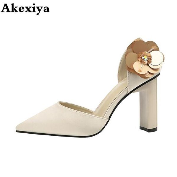 

dress shoes summer womens rhinestone high heel sandals women wedding 2021 fashion flowers woman refreshing heels, Black