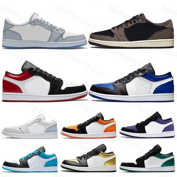 

2021 mens 1 basketball shoes jumpman low 1s women bred chicago black toe court purple dark mocha unc sneakers eur 36-47