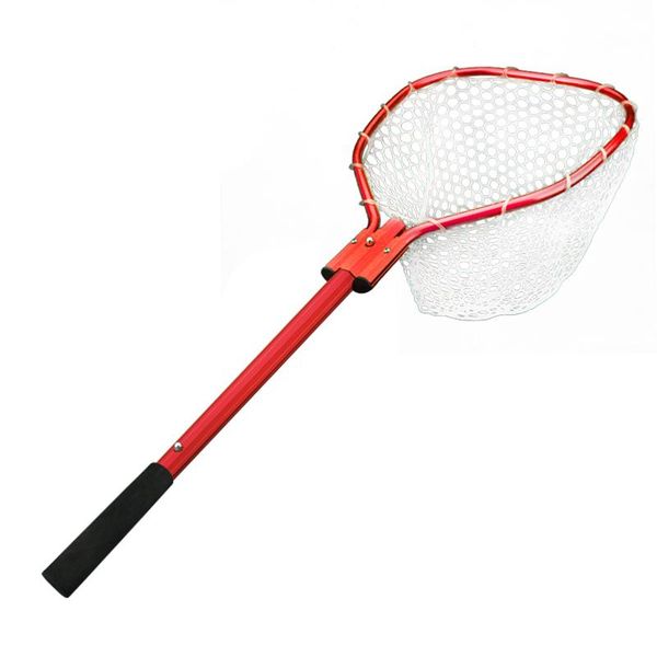

fishing accessories net retractable brail landing eva handle nets tools folding dip casting network