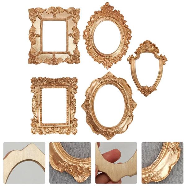 

frames 5pcs embossment design decorative po vintage adornments