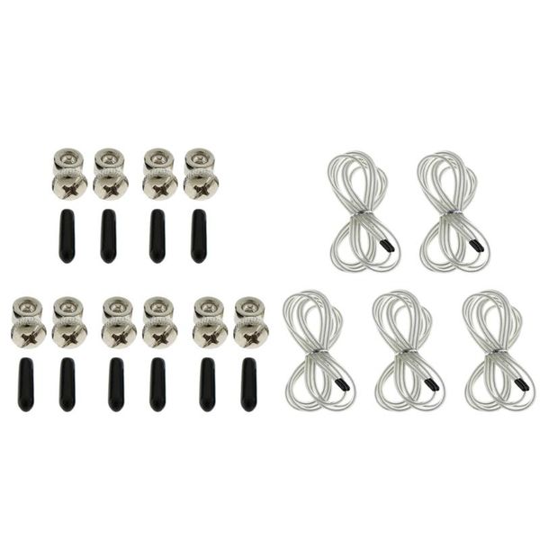 

jump ropes 5 pairs spare speed rope screws end caps with 5pcs skipping cable cord replacement