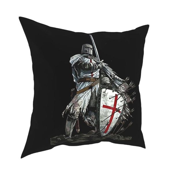 

cushion/decorative pillow templar shield cross knights pillowcase decoration cushions throw for car polyester double-sided printing