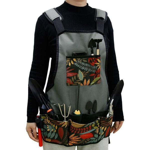 

aprons garden apron with tool storage pocket waterproof oxford cloth multipurpose adjustable gardening waist