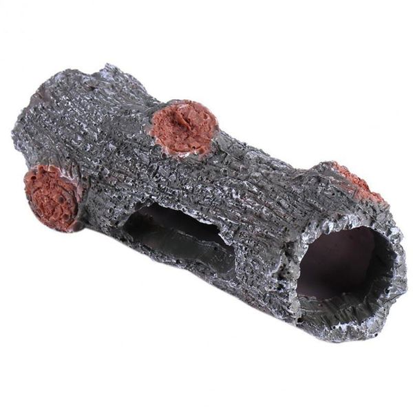 

polyresin aquarium decorations diy simulation underwater hiding cave tree log home landscaping exquisite fish tank ornament
