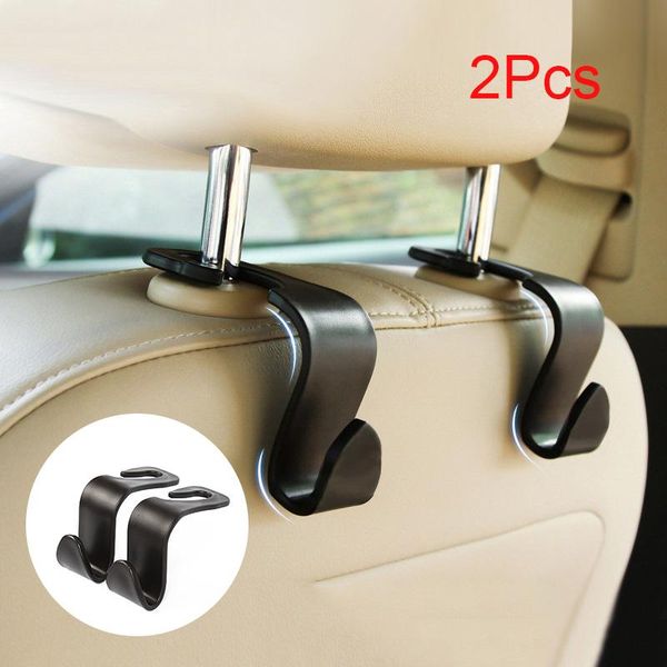 

hook hanger 2pcs universal car suv back seat headrest hooks for groceries bags jld