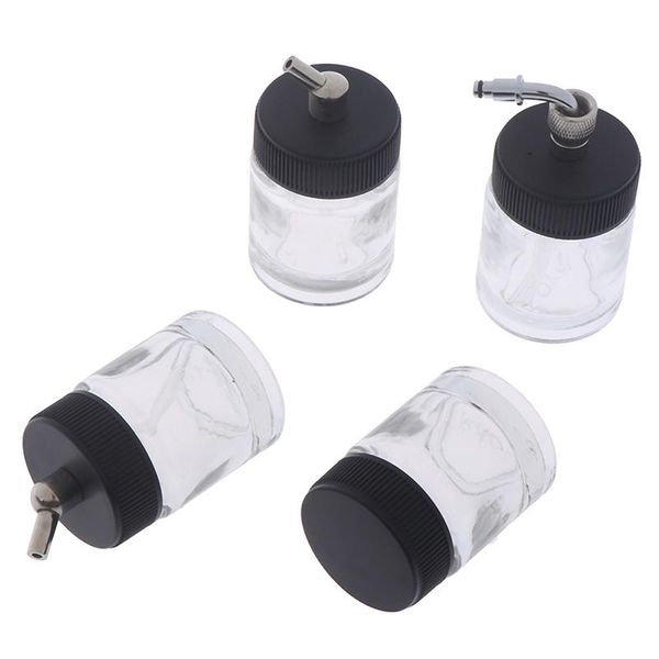

storage bottles & jars 1 pcs 22cc airbrush paint glass tattoo bottle jar suction lid spray pot drawing nail art tool