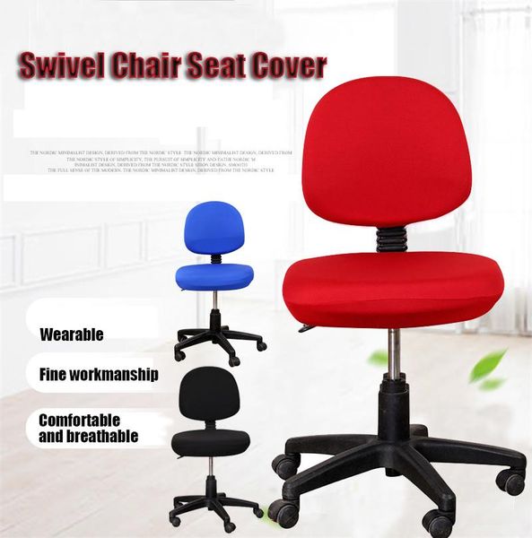 

chair covers removable stretch seat cover case with headrest office computer armchair comfortable