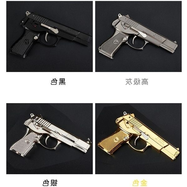 

581: 2.05 metal military 92 model boy toy simulation alloy gun can be thrown, disassembled and not fired