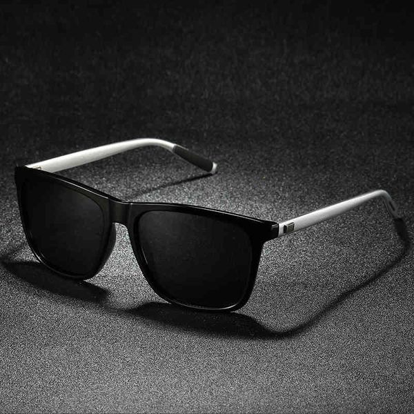 

luxury designer glasses fondyi stylish cool square metal sunglasses polarized uv400 colored sun glasses shades personalized gafas al mg temp, White;black