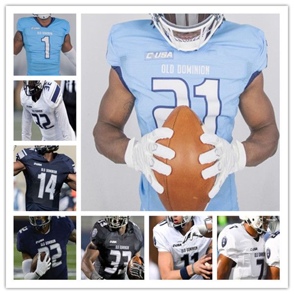 OLD DOMINION ODU College Football Jersey Custom Хейден Вольф Блейк Уотсон Али Дженнингс III Молодой Джо Джо Хеден Джавон Харви Ник Райс Джон-Люк Пикер Блай Спенсер