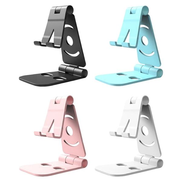 

cell phone mounts & holders plastic portable folding holder mobile bracket home deskstand for tablet support rack shelf