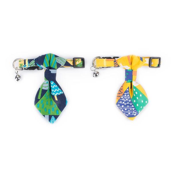 

cat collars & leads gentleman puppy cats necktie small dogs collar the forest pattern british style fashion pet accessories