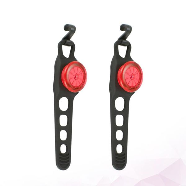 

2pcs taillight warning light night highlight waterproof (red) bike lights