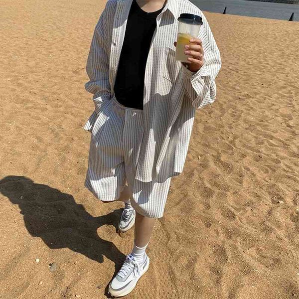 

men's casual shirts spring long-sleeved fashion oversize men jacket coat streetwear korean loose dress mens -xl 0u7m, White;black