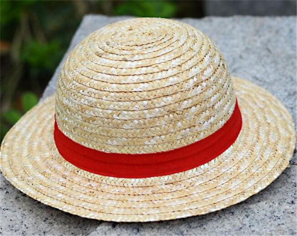 

party masks anime one piece luffy cosplay straw boater beach hat cap halloween a665