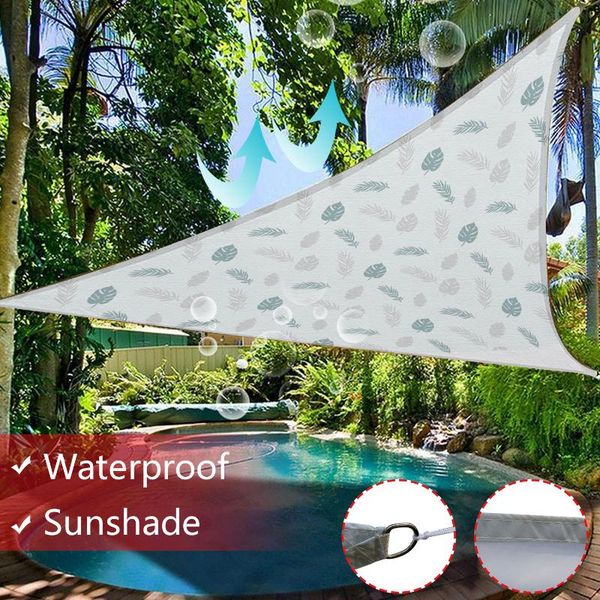 

shade 1pc triangle sun sail canopy uv block for patio garden backyard outdoor activities facility awning sails