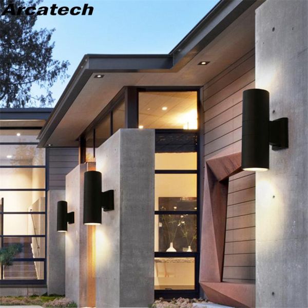 

wall light outdoor waterproof up down 6w/12w/24w/30w/36w porch garden home lighting nr-192 lamps