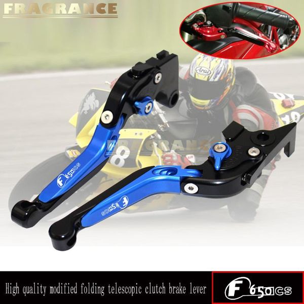

motorcycle folding extendable cnc moto adjustable clutch brake levers for f650cs f650 650cs 650 2003 2004 2005 brakes