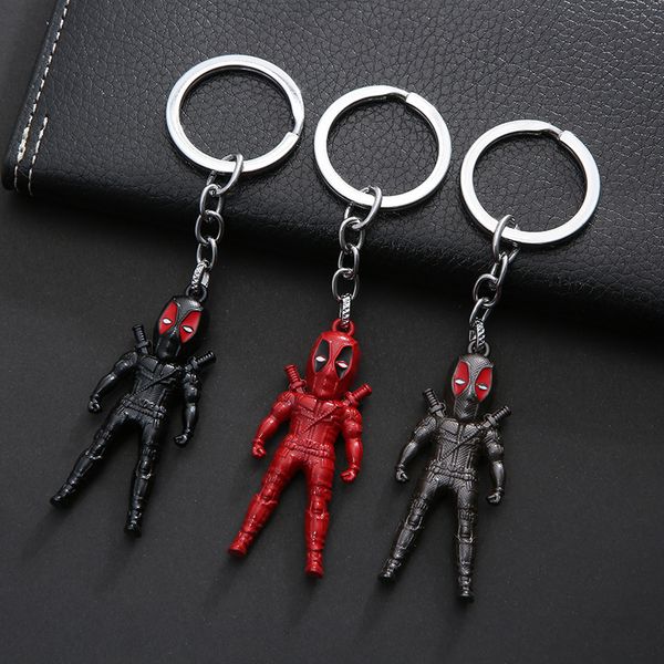 

key chain die waiting villain around the film zinc alloy car ring pendant, Silver