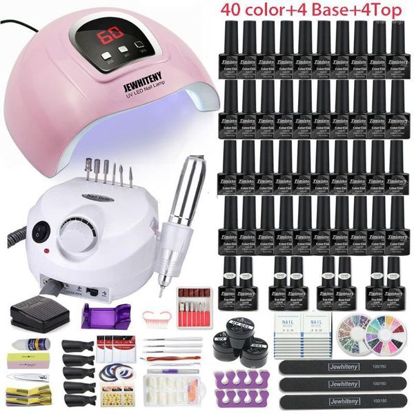 

colors nail polish super manicure set with all tools needed for fast drying lamp electric file1