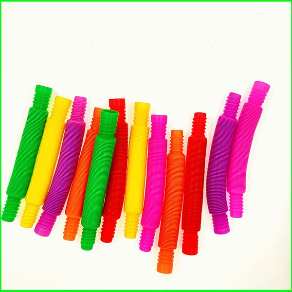

pop sensory toys color tube twist stretch bellows finger after 20 cm stretching70cm