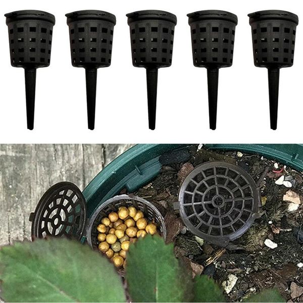 

planters & pots 20/100pcs pack park agriculture orchid portable cultivate nursery slow release fertilizer baskets with lid plant aquarium~
