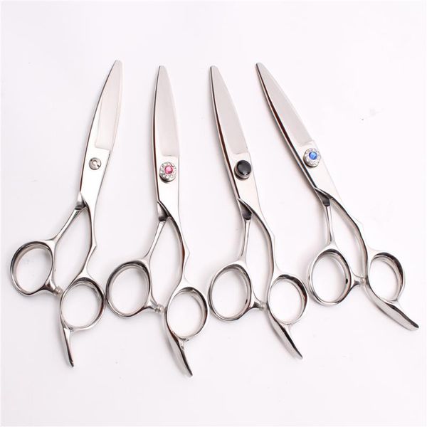 

hair scissors 6'' 17cm customize brand 440c haircut willow leaf shape cutting shears normal professional c1022