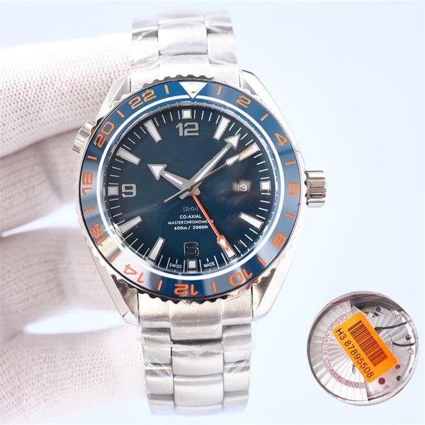 OM Factory Montre De Luxe Herrenuhren 43,5 mm 8900 automatisches mechanisches Uhrwerk feines Stahlgehäuse Luxusuhr Armbanduhren 300 m wasserdicht