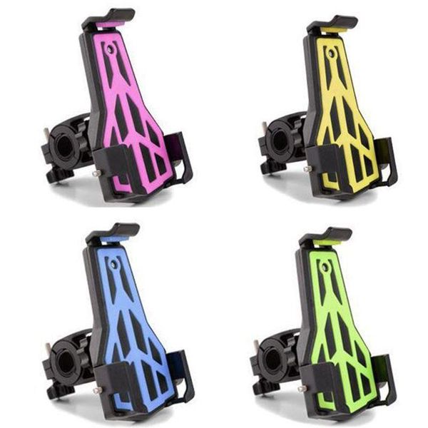

car & truck racks adjustable anti-slip 360 degree rotation bicycle mount phone holder shockproof durable grip rock solid stand for regular