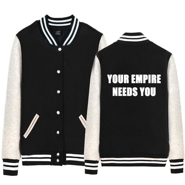 

women's jackets woman jacket girl coat your empire needs you single breasted baseball fleece autumn winter couple clothes ziiart, Black;brown