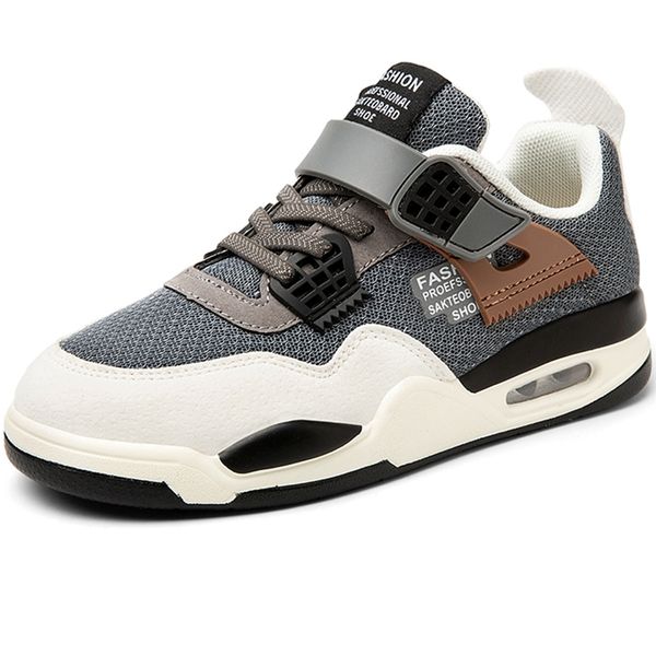 

brand air boys shoes breathable soft non-slip kids sneakers fashion children walking shoes outdoor child boy rubber footwear 211022, Black