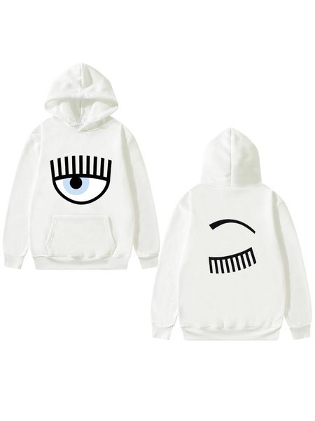 

men's hoodies & sweatshirts ferragnies eyes chiara set fleece hoodie pant thick warm tracksuit sportswear hooded track suits male, Black