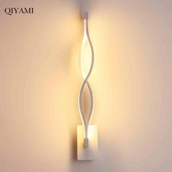 

wall lamp 14w waves modern lamps living room bedroom bedside led aisle lighting decoration