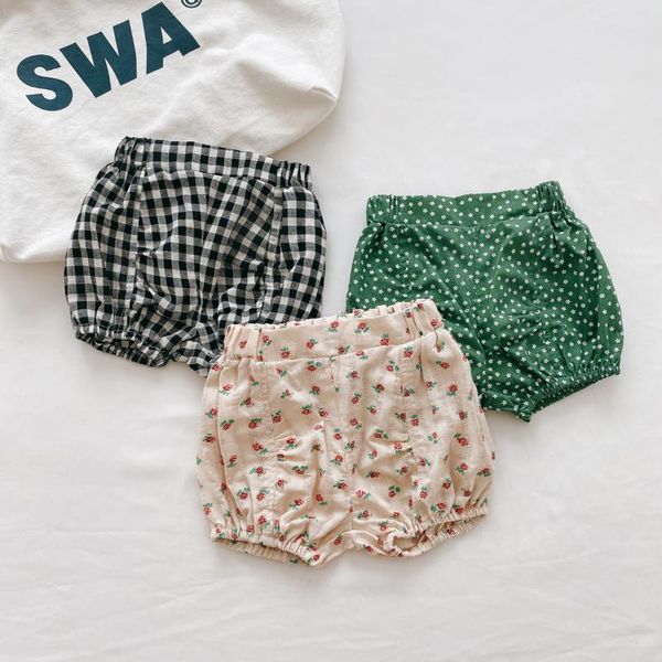 

shorts flower baby girls summer bloomers toddler kids bottom 6m-4y, Black