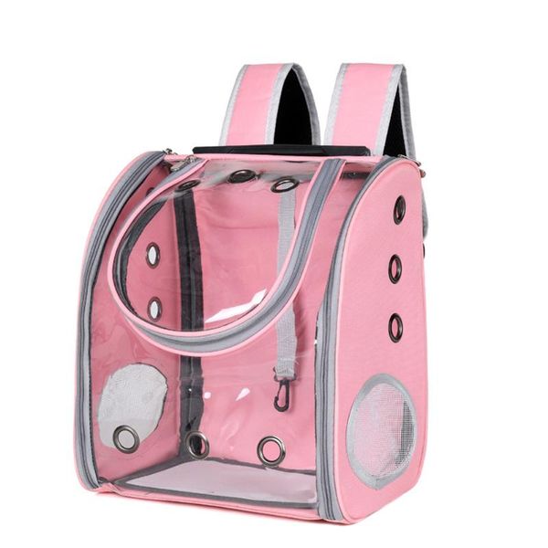 

cat carriers,crates & houses pet carrier backpack transparent dog bag with locking safety zipper portable foldable for