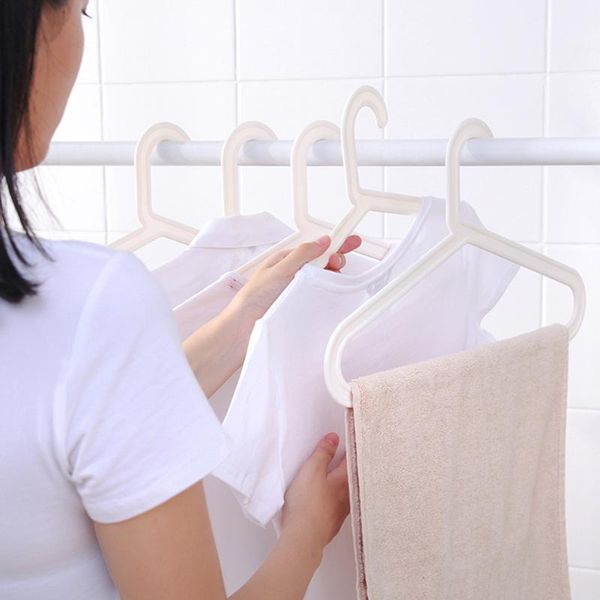 

hangers & racks 4pcs clothes jeans pants coat dress hanger dry hanging rack plastic household closet organizer
