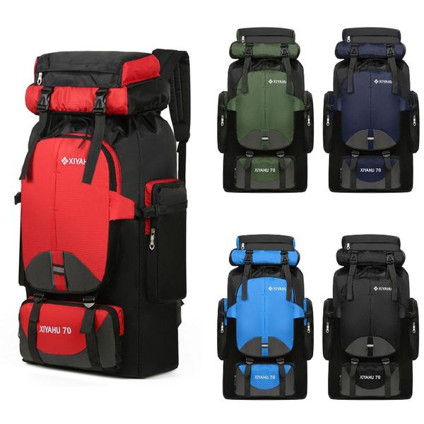 

sports backpack waterproof large capacity 70l climbing hiking camping outdoors bag rucksack sport bags outdoor