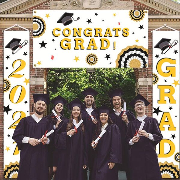 

large graduation party banner durable selfie background cloth poster decoration