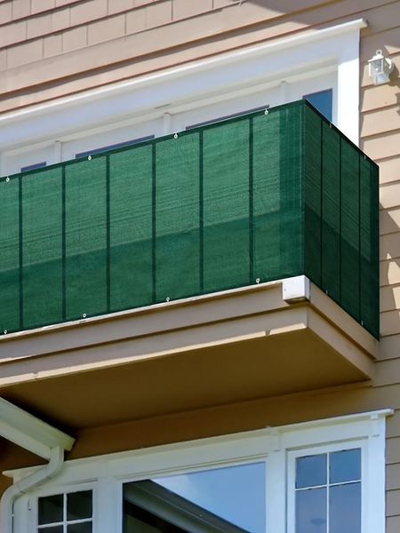 

balcony sunshade net anti-ultraviolet sunscreen fence cloth privacy screen mesh for household supplies shade