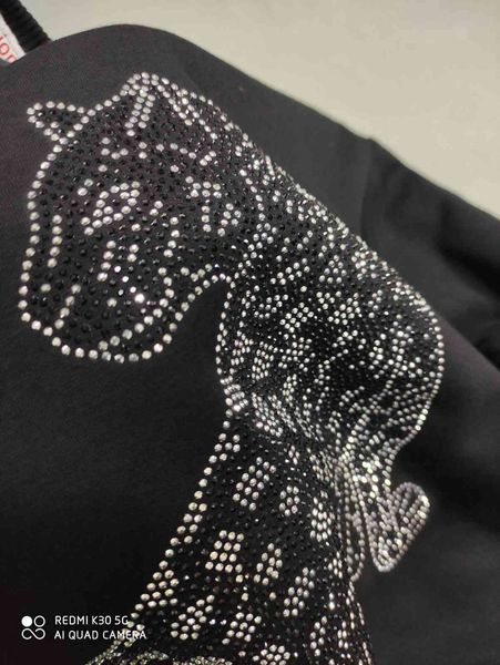 

men's hoodies & sweatshirts hoodie men winter strass loose casual sweatshirts and fashion the neck sweater male hoodie, Black