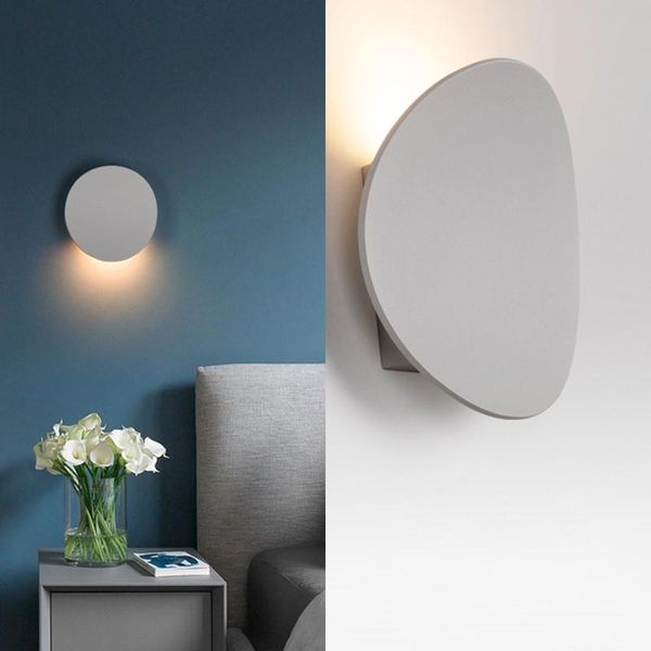 

wall lamp led simple white round balcony entrance bedroom nordic modern decorative