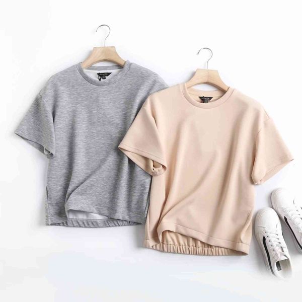 

women's t-shirt solid color new cotton women shirt short sleeve woman sleeve pure color men t s for ops aesthetic 8h13, White