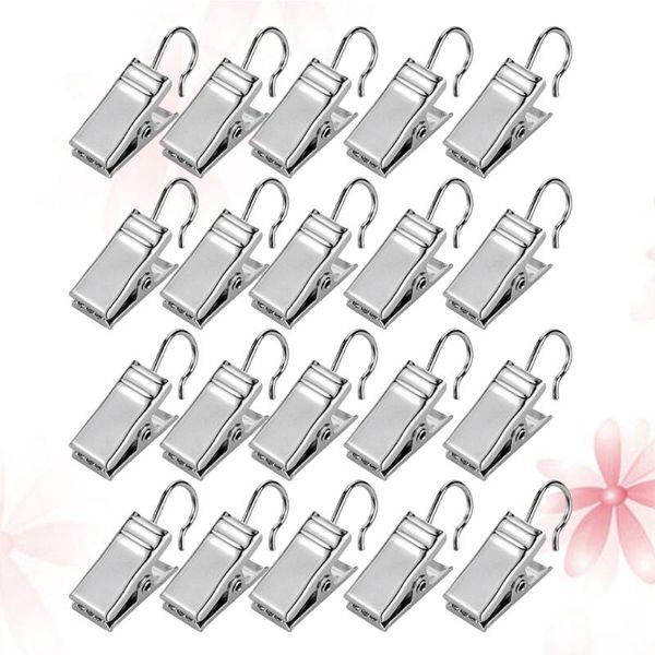 

other home decor 120 pcs silver curtain clips hooks wide flat string party lights hanger wire holder for shower decoration pos art craft
