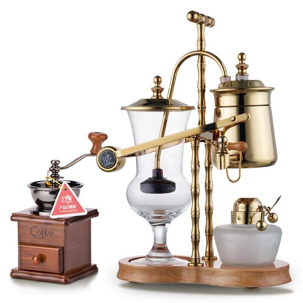 

diguo belgian coffee pot royal maker alcohol lamp siphon household commercial gift box set hand grinde roasters