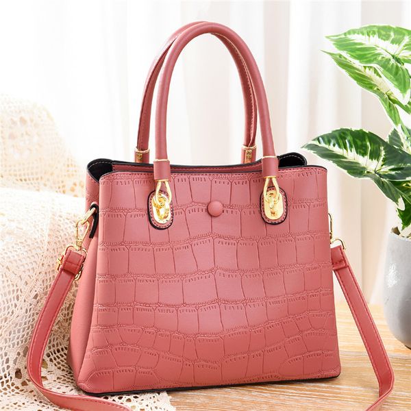 

shoulder handbags women designers tote bags purses fashion bag lattice crossbody handbag casual pack 6colors pu leather female shopping purs