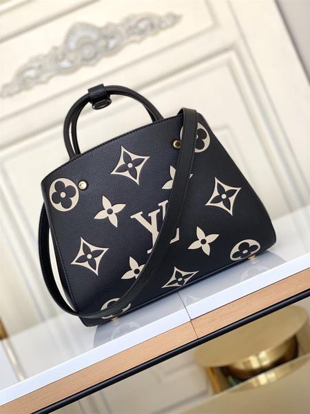 

large capacity package handbags purses crossbody bag open handbag two size genuine leather lady tote bag